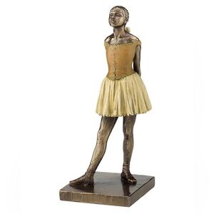 Degas Little Dancer Ballerina Statue Multicolor